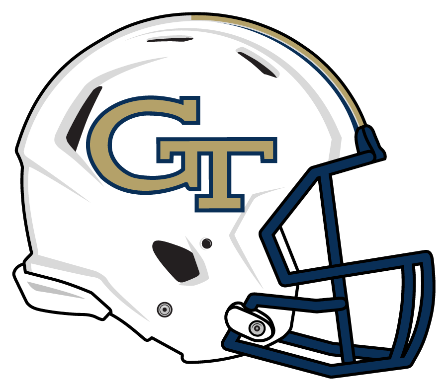 Georgia Tech Yellow Jackets 2019-2021 Helmet v2 diy iron on heat transfer